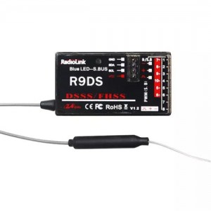 Radiolink R9DS 10-CH 2.4GHz DSSSとFHSS 受信機 (S.Bus機能付き)AT9 AT9S AT10 AT10に適用