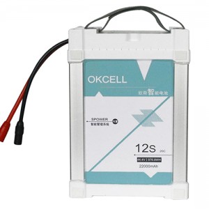 OKCELL 12S 22000MAH 20C インテリジェントリポバッテリー 農業ドローンUAVドローン用
