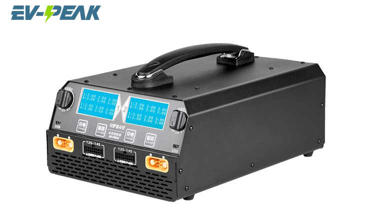 EV-PEAK U4-HP デュアルチャンネル1600W 6-14S 20A インテリジェント