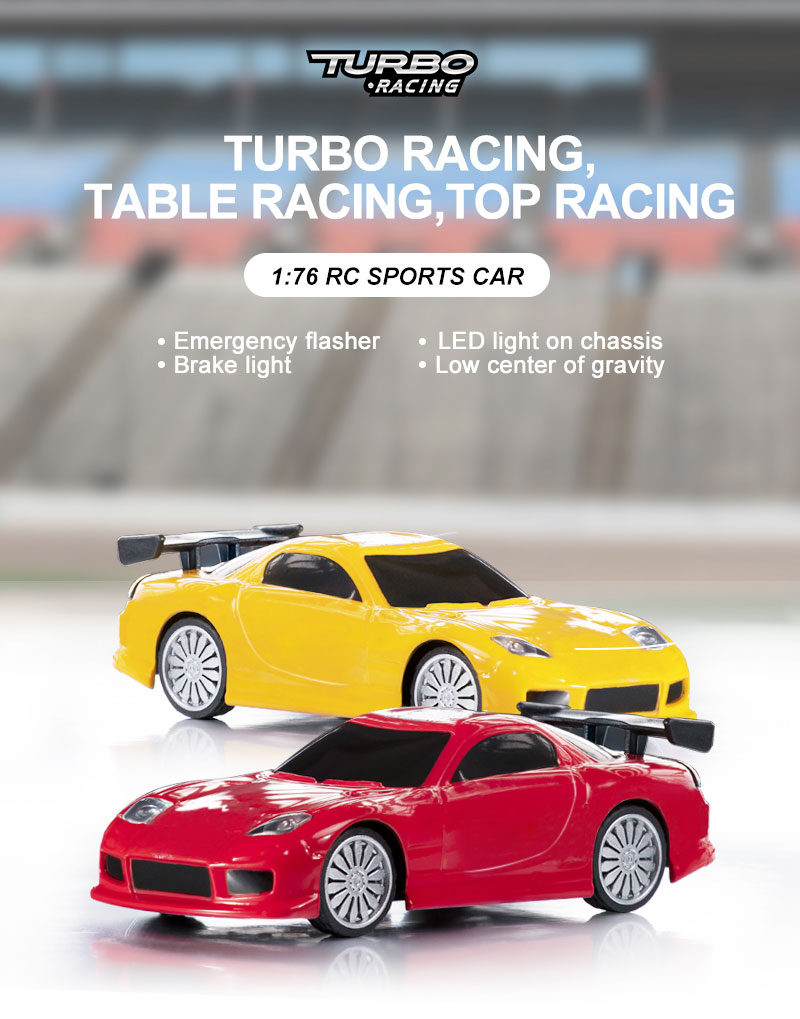ターボレーシング スポーツカー 白 新品 - トイラジコン